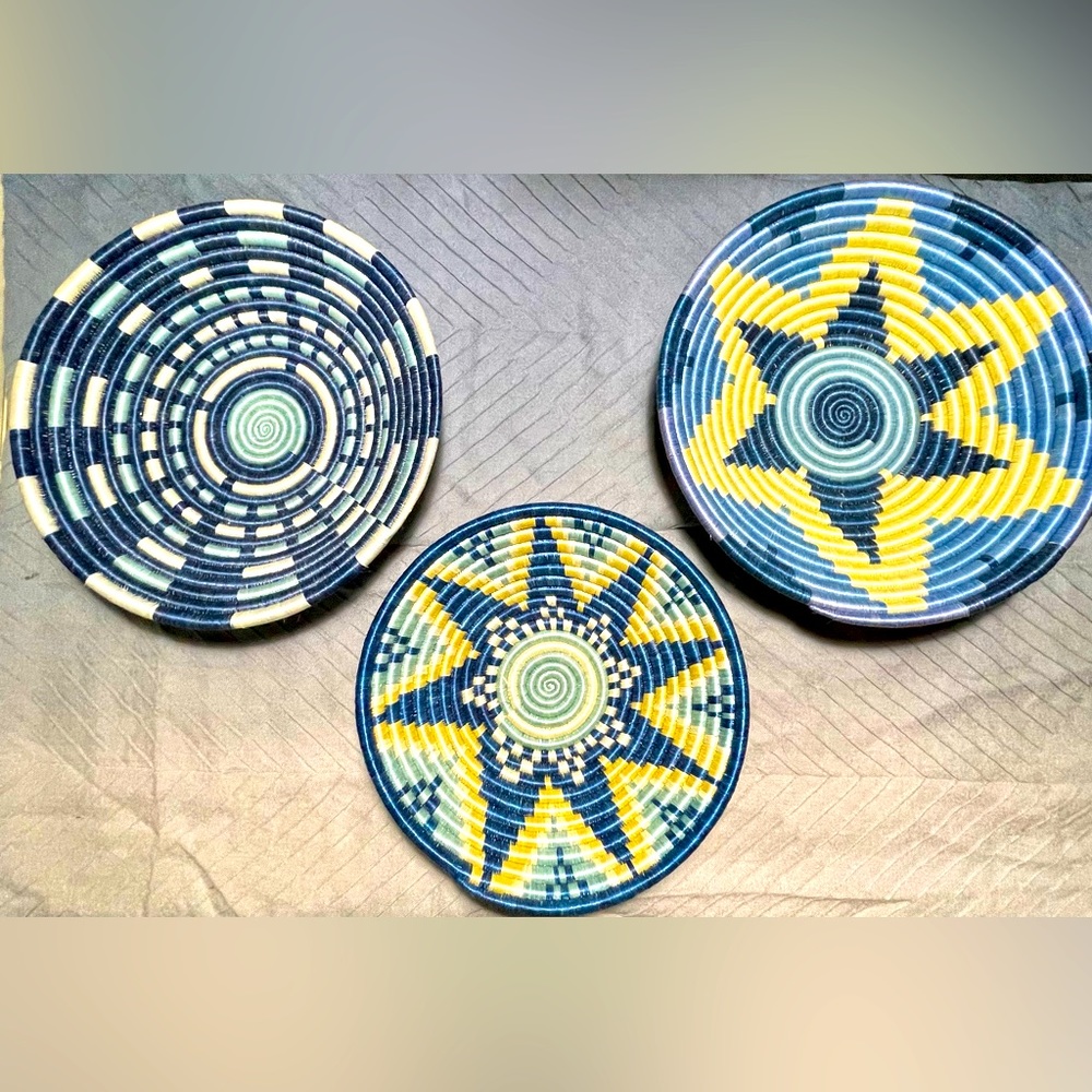 African Wall Decor Baskets